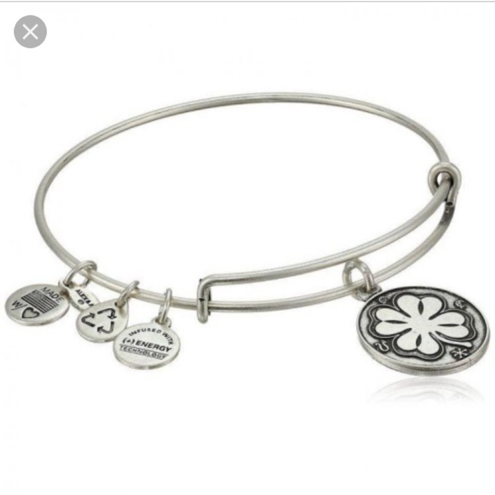 2 for $10 - Alex and Ani Four Leaf Clover Bracelet